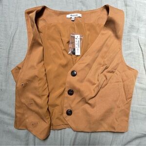 Tan Madewell vest